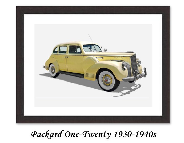 Packard One-Twenty 1930-1940s Framed Print